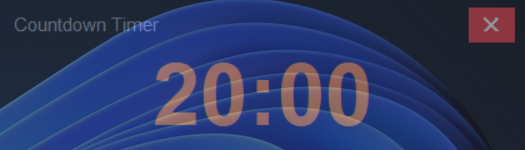Transparent UI Interface